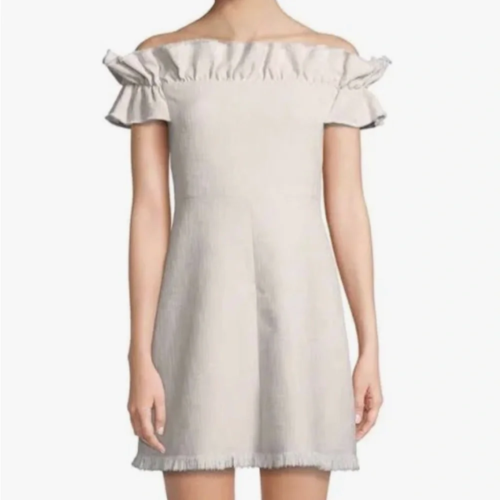 BRAND NEW!!! Never worn size 2 Rebecca Taylor off-shoulder dress! - Picture 1 of 5